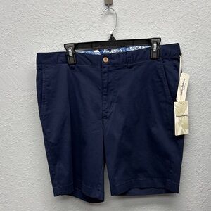NWT Tommy Bahama Men's 32” waist-MARITIME Dark Blue Boracay 9” Flat Front Shorts